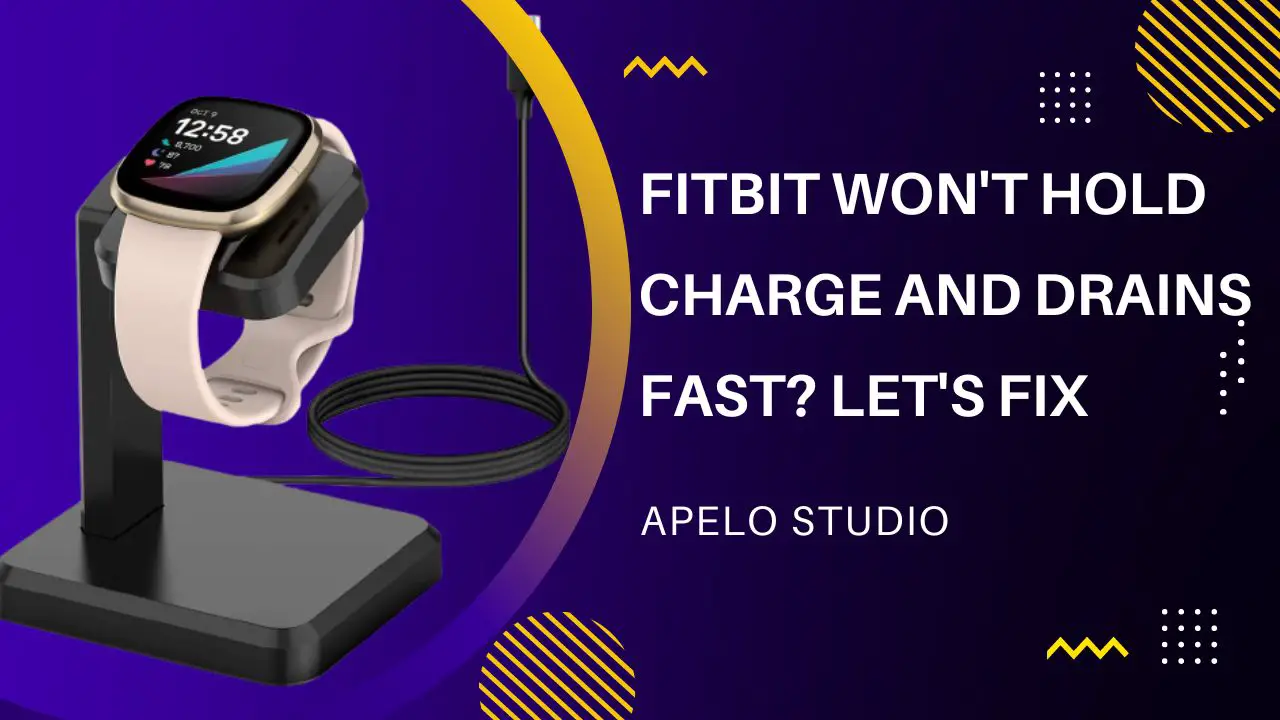 fitbit won't hold charge