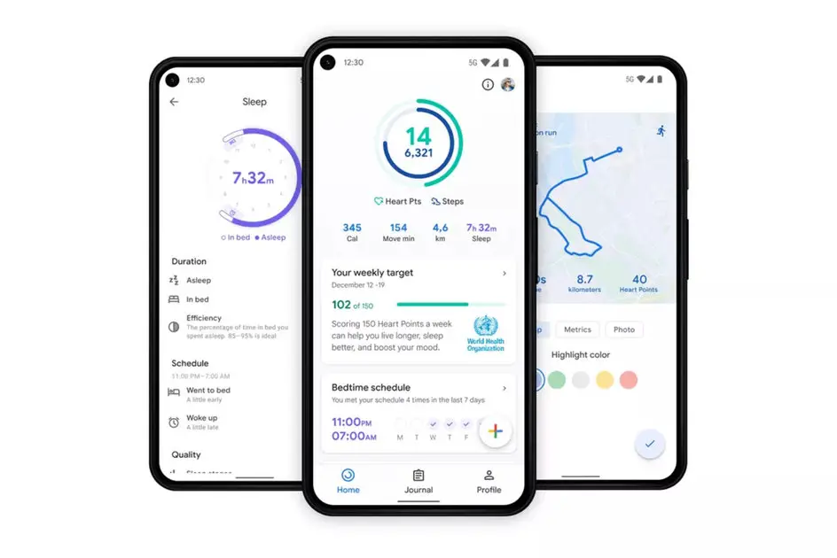 google fit health and fitness tracker app