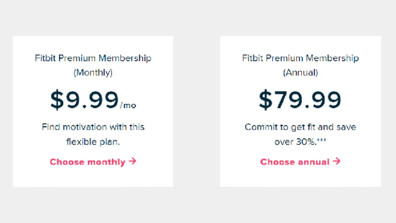try fitbit premium membership for free