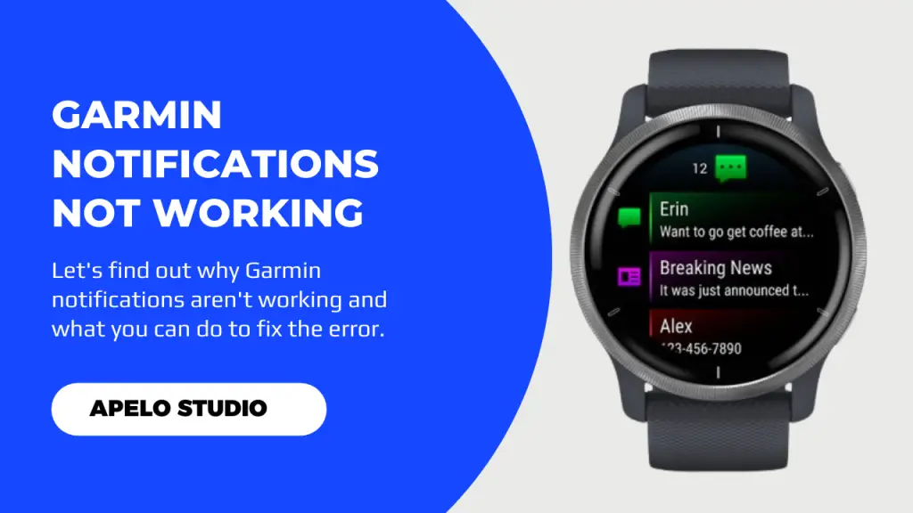 Garmin forerunner 30 notifications not working on sale