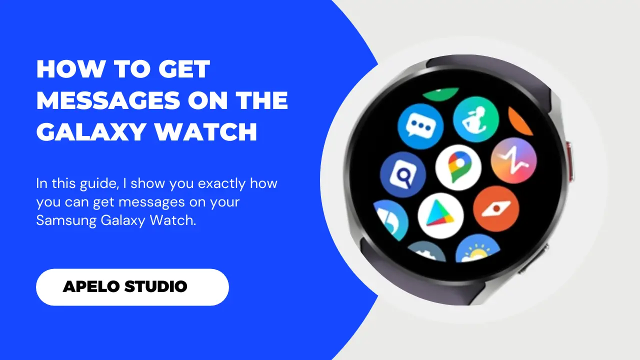 get text messages on Samsung Galaxy Watch