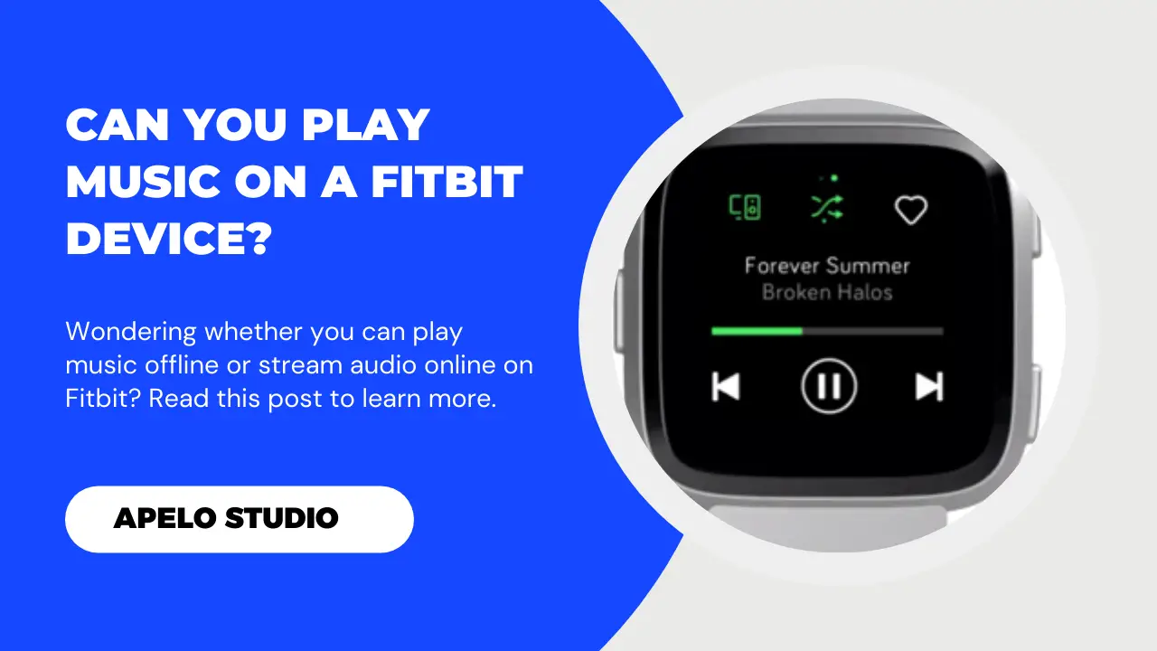 can fitbit play music