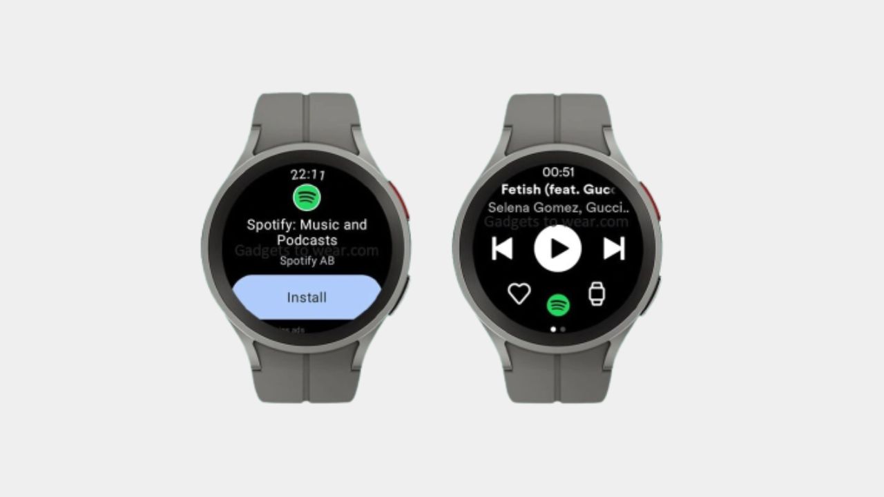 Samsung watch spotify app hot sale