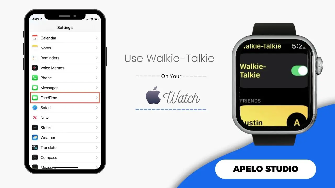 walkie-talkie apple watch