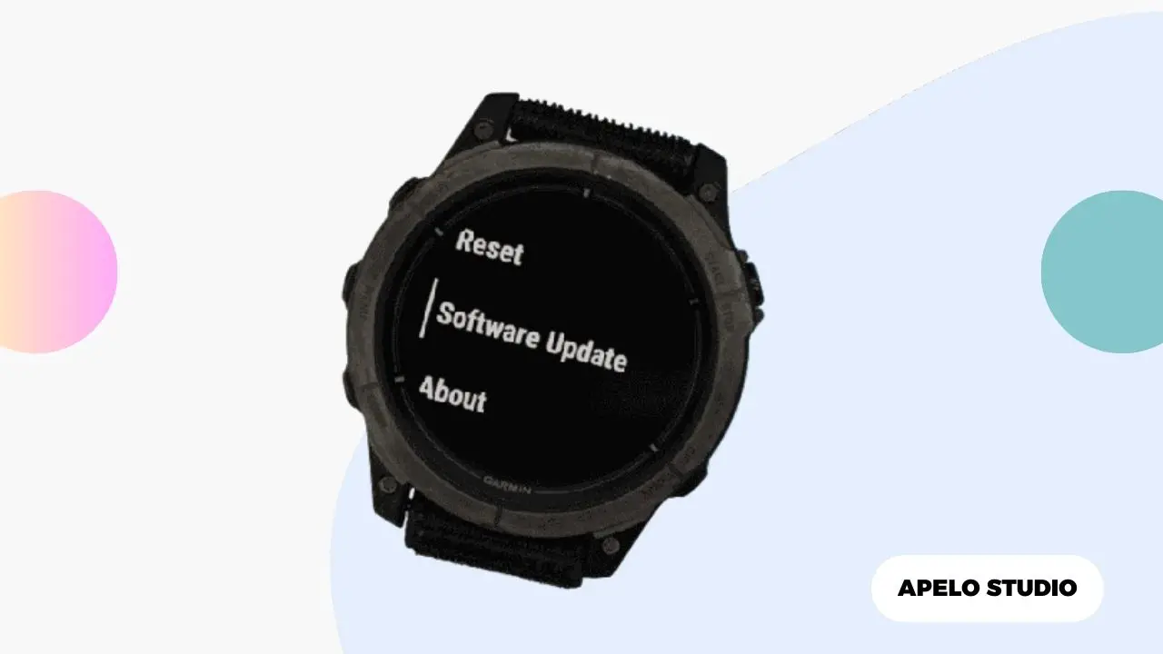 garmin watch update