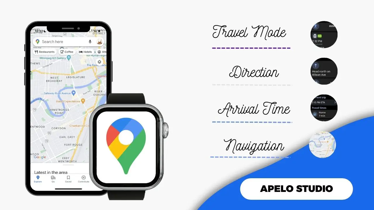 google maps apple watch