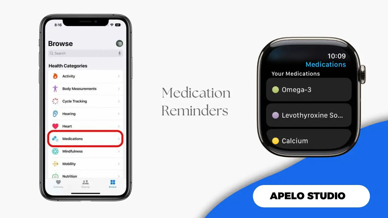 medication reminders apple watch