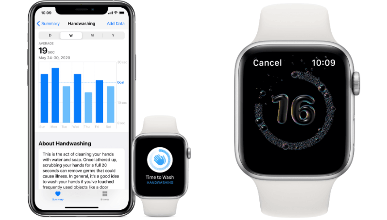 apple watch handwashing